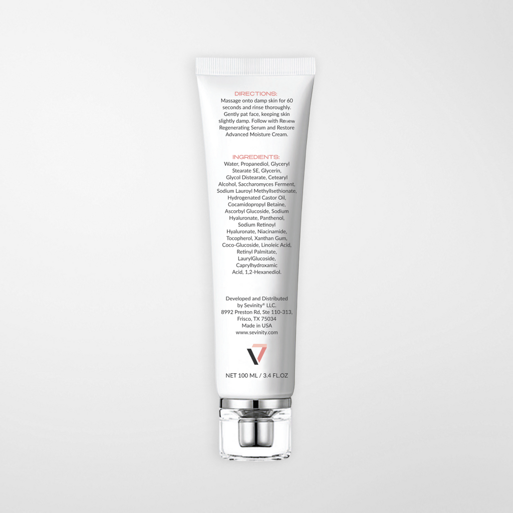 A 20 mL squeeze tube of Vichy Dermo-Cosmetic Treatment, shown from the back with text details and a clear cap, on a light gray background.