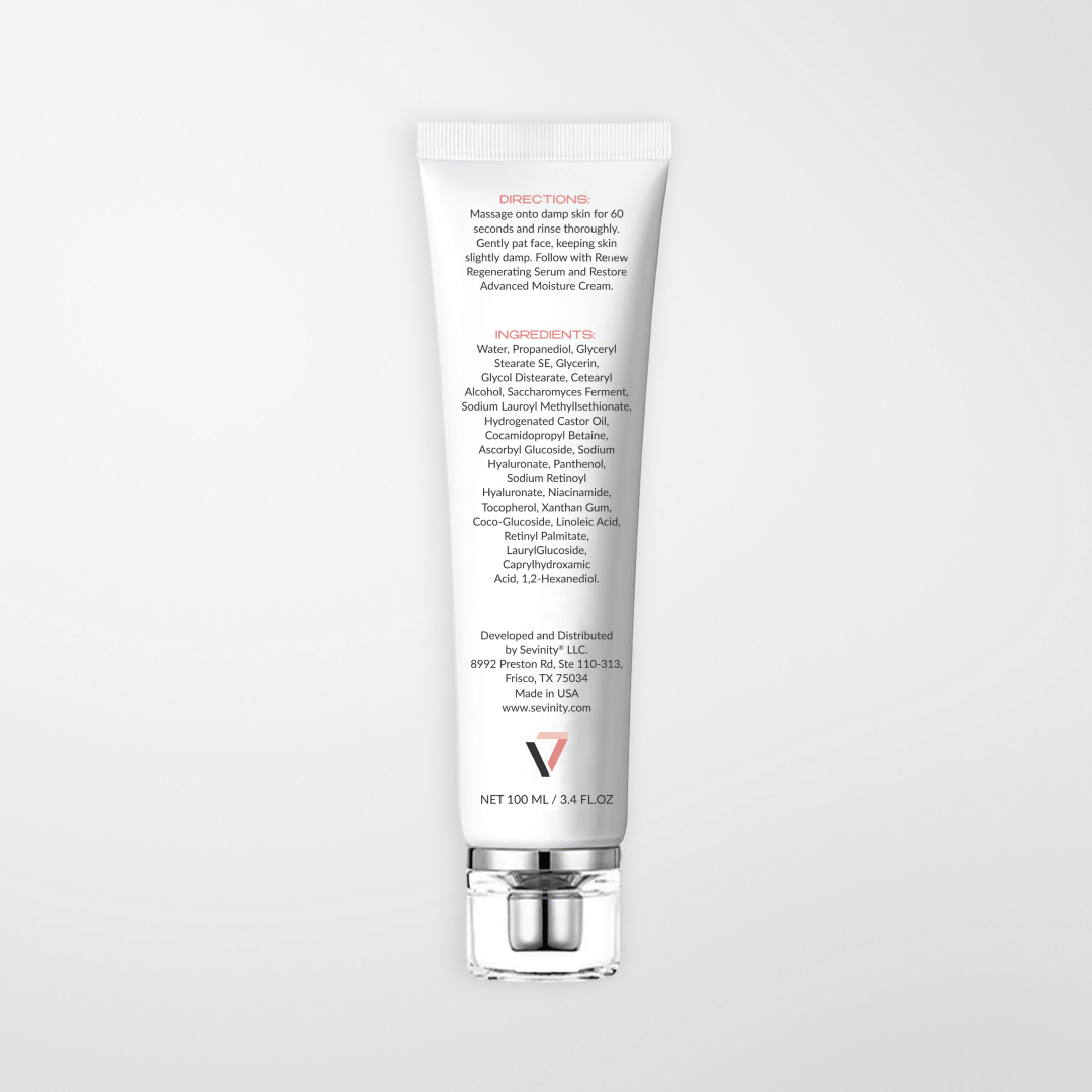 A 20 mL squeeze tube of Vichy Dermo-Cosmetic Treatment, shown from the back with text details and a clear cap, on a light gray background.